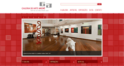Desktop Screenshot of galeriandre.com.br