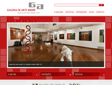 Tablet Screenshot of galeriandre.com.br